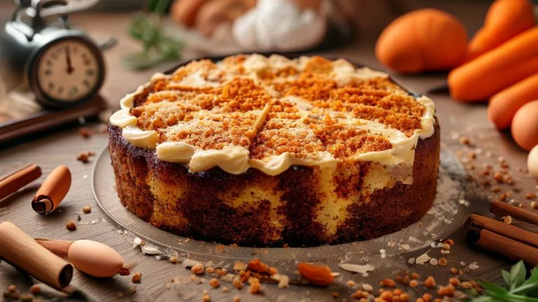 Bolo de Cenoura Fofinho Sem Glúten em 40 Minutos