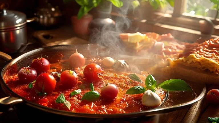 Molho de Tomate Fresco: Segredo da Lasanha Perfeita