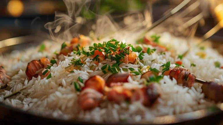 Arroz Soltinho como na Churrascaria Sem Truques